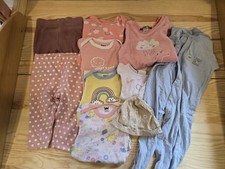 Süßes Kleiderpaket Gr. 74/80 Mädchen Hosen, Bodys, ...