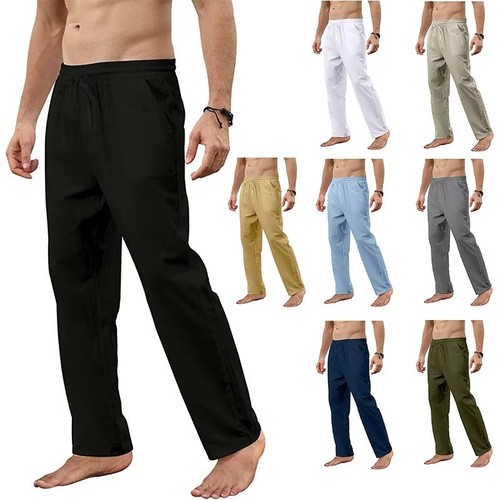 Herren leinenhose stoffhose - herren,