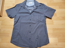 Hemd S. Oliver blau kurzarm