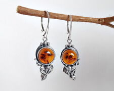 Bernstein Ohrhänger Silber