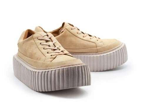 Rundholz schuhe leder beige - leder,