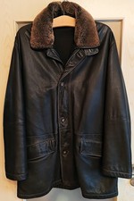 Herren Hirschlederjacke, "David Moore", Gr. 54, braun