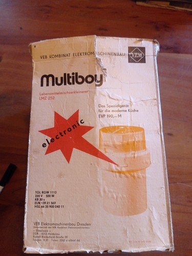 Ddr multiboy küchenmaschine - multiboy,