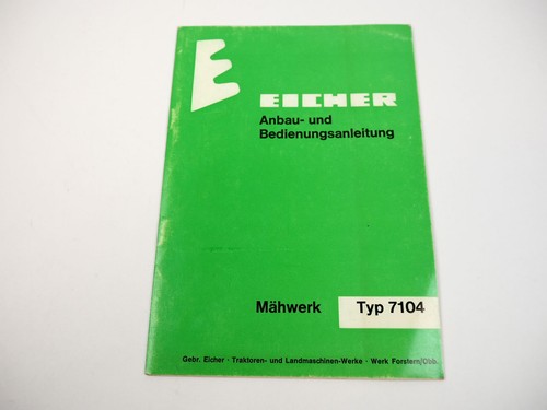 Eicher tiger königstiger - eicher,