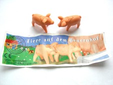 Ü Ei Steck-Tiere Schweine von Tiere auf dem Bauernhof mit BPZ 612375 2001