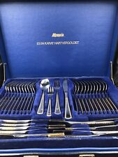 Menübesteck Olympia 23/24 Karat hartvergoldet Edelstahl rostfrei 70 Teile 