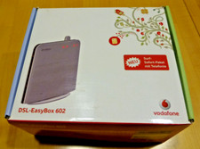 Vodafone DSL- EasyBox 602 Router, 300MBit WLan 4-Port Switch 2x Telefon Netzteil