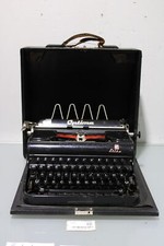 antike Schreibmaschine Optima Elite DDR Büro Empfang 1950  Koffer