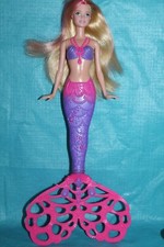 MATTEL BARBIE PUPPE K18 SEIFENBLASEN MEERJUNGFRAU CFF49 DREHT FUSS mit SCHNUR