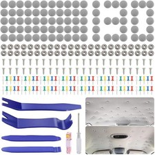 Auto Dachhimmel Reparatur Set,135 Stück Auto Himmel Reparaturset,Auto Himmel Bef