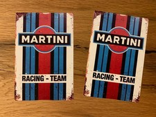 2x MARTINI Rally Aufkleber