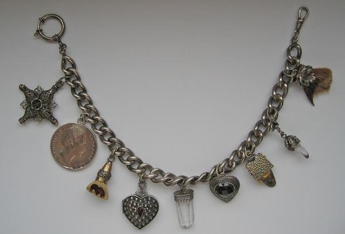 Charivarikette mit anhänger - mit,
