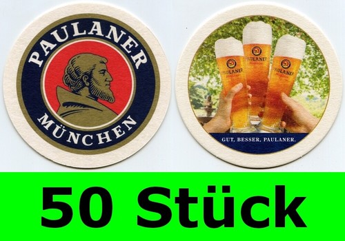 Stück bierdeckel paulaner - 50,