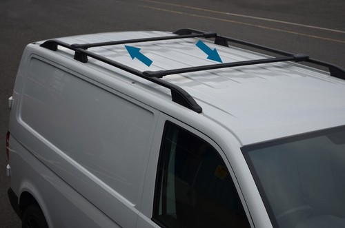Cross bar rail set - set, schwarz
