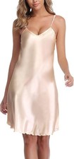 Satin nachthemd damen sexy - damen,