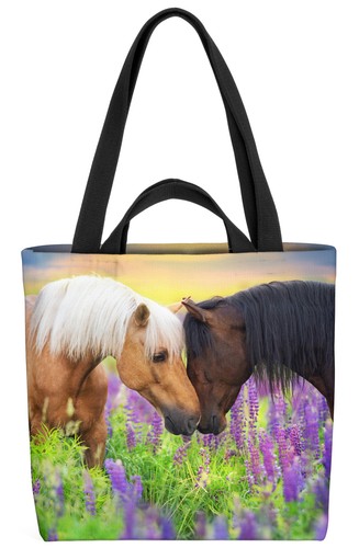 Pferde blumen tasche pferd - pferde,