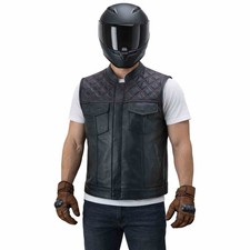 Motorrad Lederweste Herren