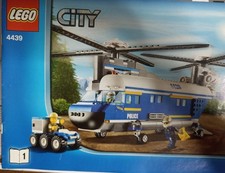 Lego City 4439 Teil 1 Bauanleitung Großer Polizei Hubschrauber