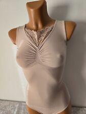 Schlankstütz Shapewear Bauchkiller Body -Zarte Spitze-Sandelholz - Gr. L - 42 44