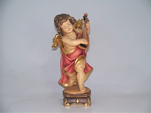 Holz figur putto stehend - holz,