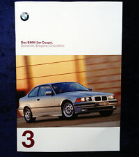 BMW 3er, E 36 Coupe Prospekt 1.1997 Modelle: 316i, 318iS, 320i, 323i, 328i, M3
