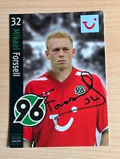 Mikael Forsell - Hannover 96 - Autogrammkarte original signiert - #S3819