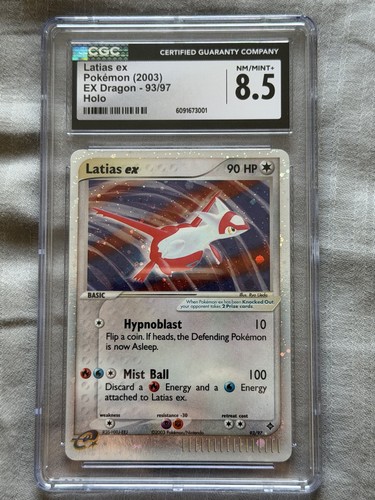 Cgc latias 93 - 8.5, ex