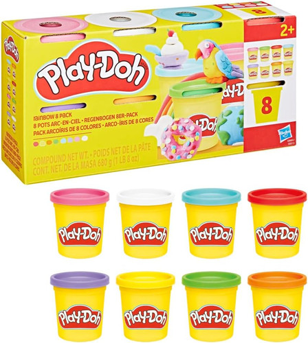 Play doh regenbogen 8er - play-doh, 8er-pack