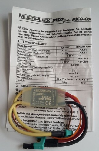 Motorregler multiplex - motorregler,,