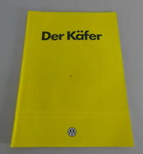 Prospekt / Broschüre VW Mexiko Käfer 1200 L Stand 01/1981