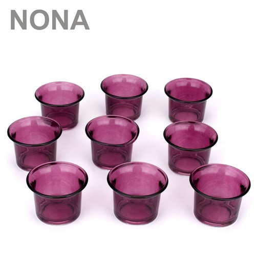 Set nona teelicht gläser - set, 9