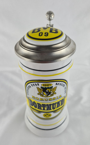 Porzellan bierkrug mit - porzellan,