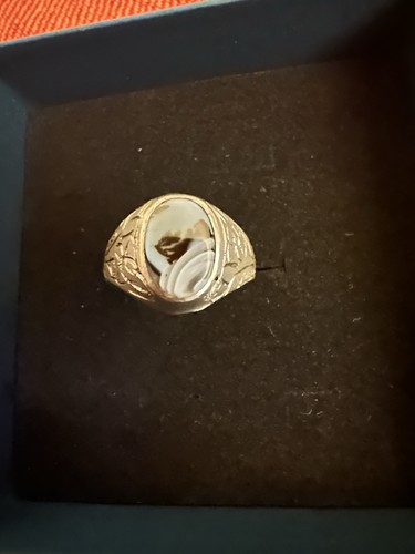 Vintage alter silberring mit - vintage,,