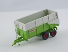 Wiking 387-1 Muldenkipp-Anhänger "CLAAS" kippbar m. Tandemachse/ OVP/ Guter Zust