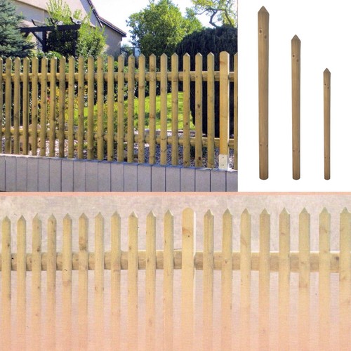 Zaunlatten halbrundlatten kdi - halbrundlatten,
