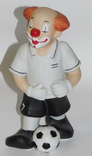 Porzellanfigur clown franz - clown,