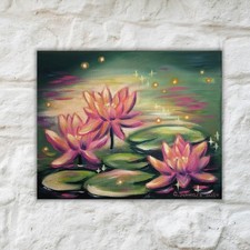 SPARKLING WATER LILIES,  Kunst