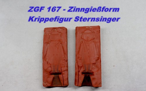 Zinngießform krippefigur - -,