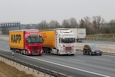 LKW Foto Scania S-series Planensattelzug Deutschland weiß Lohmann intelli #l7pq