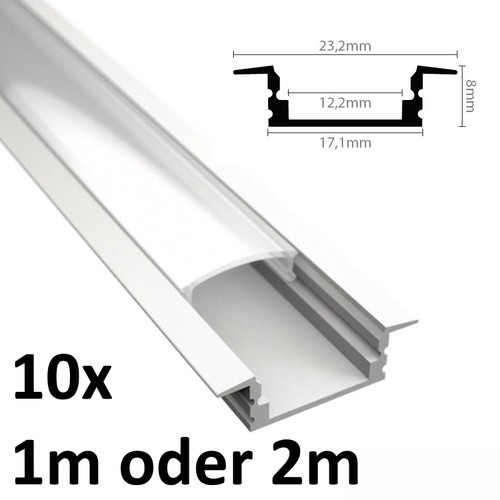 10x alu profil leiste schiene - profil,