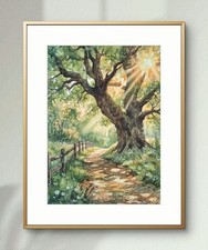 Aquarell Original Sonniger