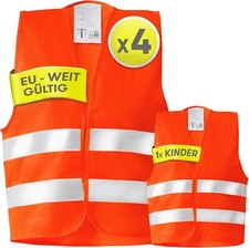 Warnwesten auto 5er set - 4+1,