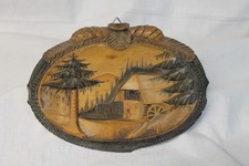 Vintage 30er wandbild holz - vintage,