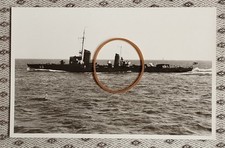 AK Foto Drüppel- Karte Wilhelmshaven Schiff Torpedoboot Kennung Kriegsmarine ALT