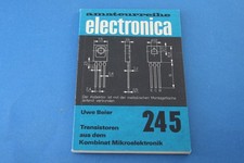 Amateurreihe electronica Nr. 245 Transistoren aus dem Kombinat Mikroelektronik U