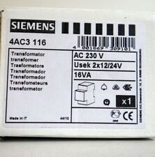 Siemens Klingeltrafo Transformator 4AC3 116 -unused/OVP-