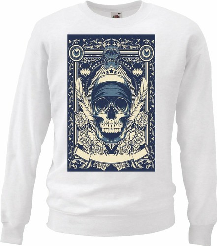 Sweatshirt skul vintage skull - skul,