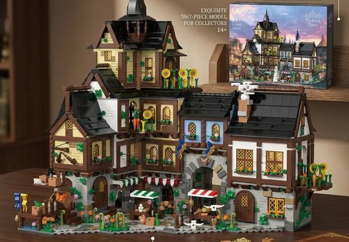 Mittelalter stadtzentrum set - mittelalter-stadtzentrum,