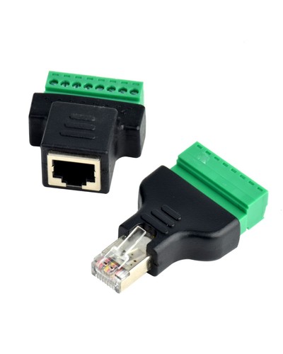 Rj45 auf terminal block - auf,