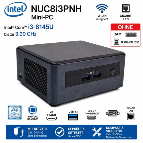 Intel nuc8i3pnh mini pc - intel, mini-pc